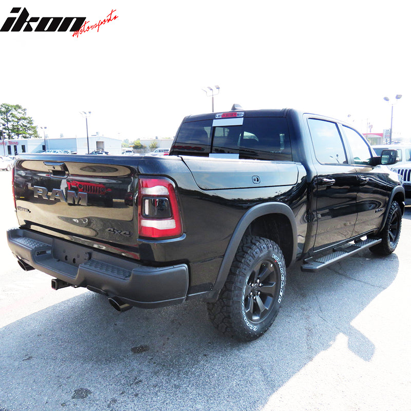 2019-2025 Dodge Ram 1500 Standard Bed Matte Black Fender Flares 4PCS