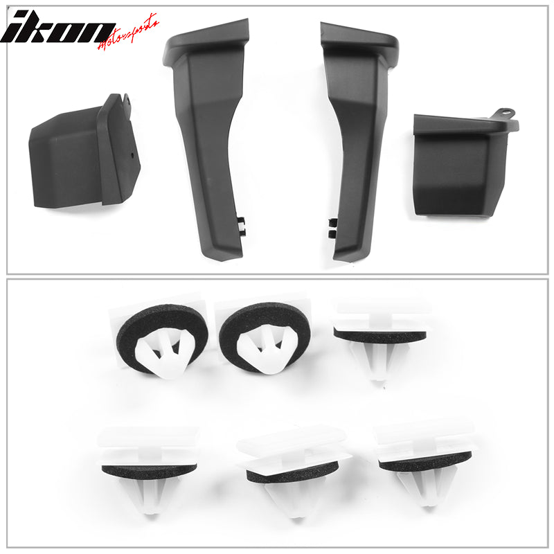 2019-2025 Dodge Ram 1500 Standard Bed Matte Black Fender Flares 4PCS