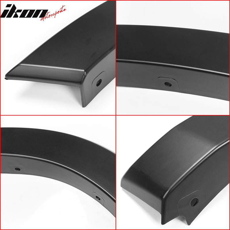 2019-2025 Dodge Ram 1500 Standard Bed Matte Black Fender Flares 4PCS