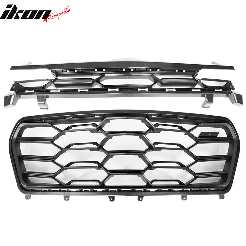 2019-2024 Chevy Camaro 1LE Style Unpainted Black Front Bumper Guard PP