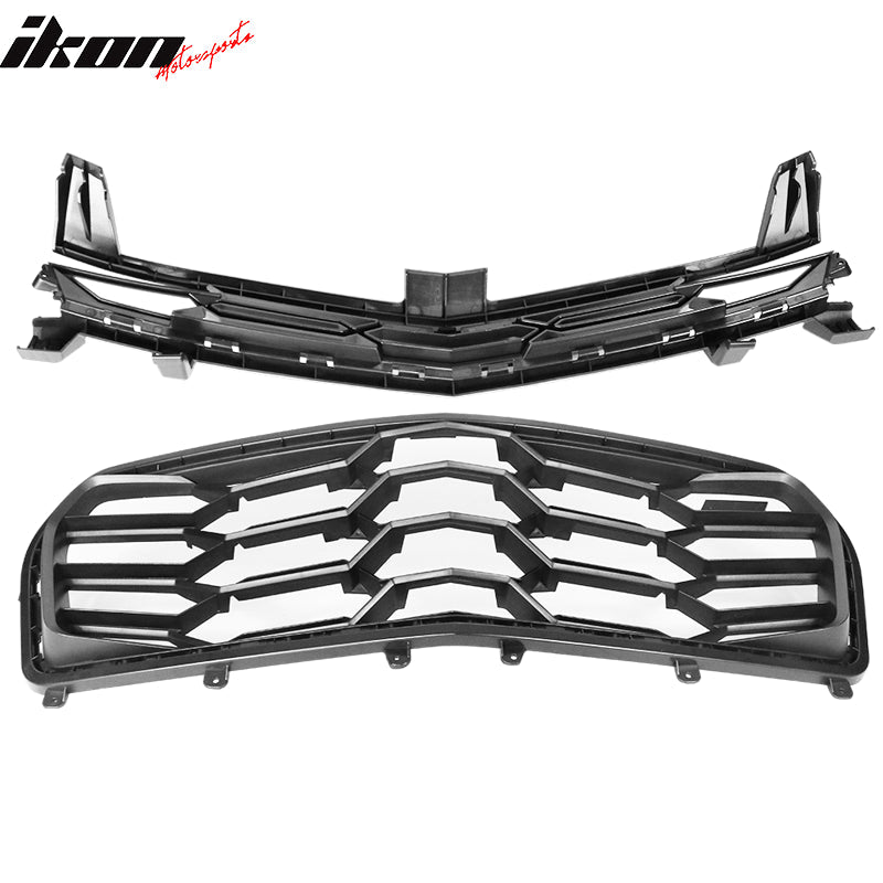 2019-2024 Chevy Camaro 1LE Style Unpainted Black Front Bumper Guard PP