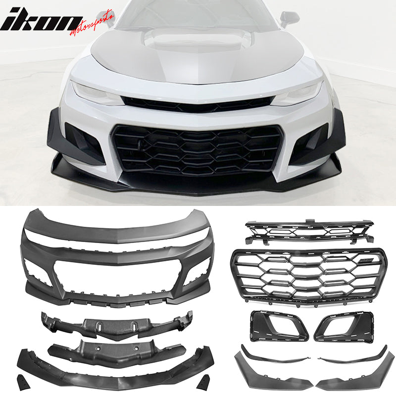 2019-2024 Camaro ZL1 1LE Style Style Unpainted Front Bumper Cover PP