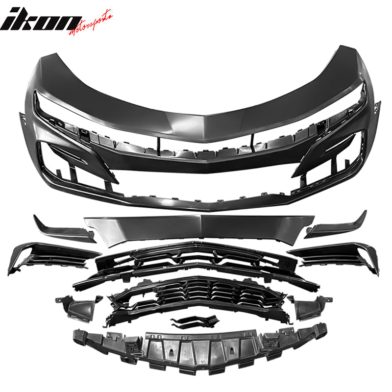 2019-2024 Chevy Camaro SS Style Unpainted Front Bumper Guard Cover PP