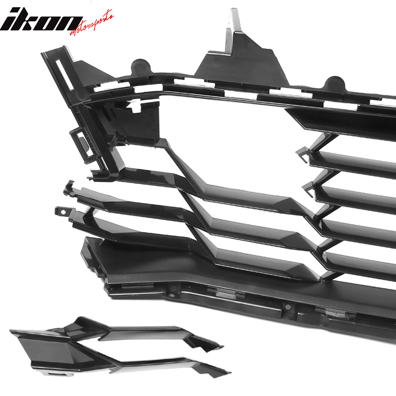 2019-2024 Chevy Camaro SS Models Only Black Front Bumper Lower Grille