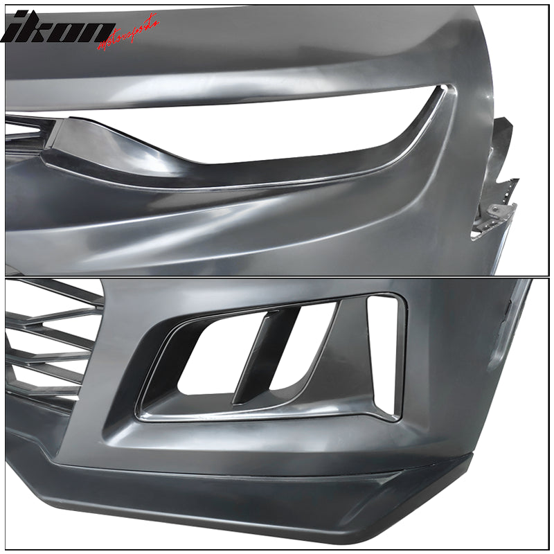 2019-2024 Chevy Camaro ZL1 Style Unpainted Front Bumper Guard Cover PP