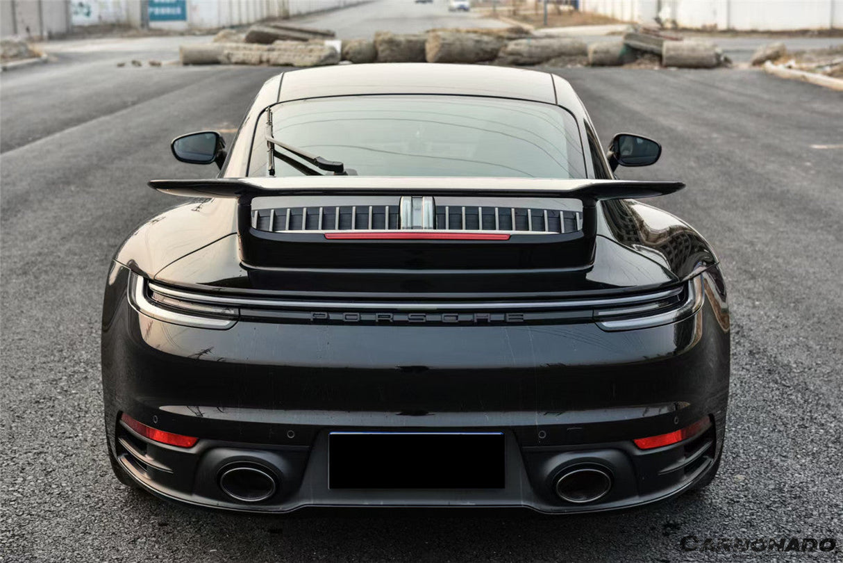 2019-2024 Porsche 911 992 Autoclave Carbon Fiber Trunk Spoiler Wing Carbonado (SD) Fits: Carrera, S, 4, 4S, GTS