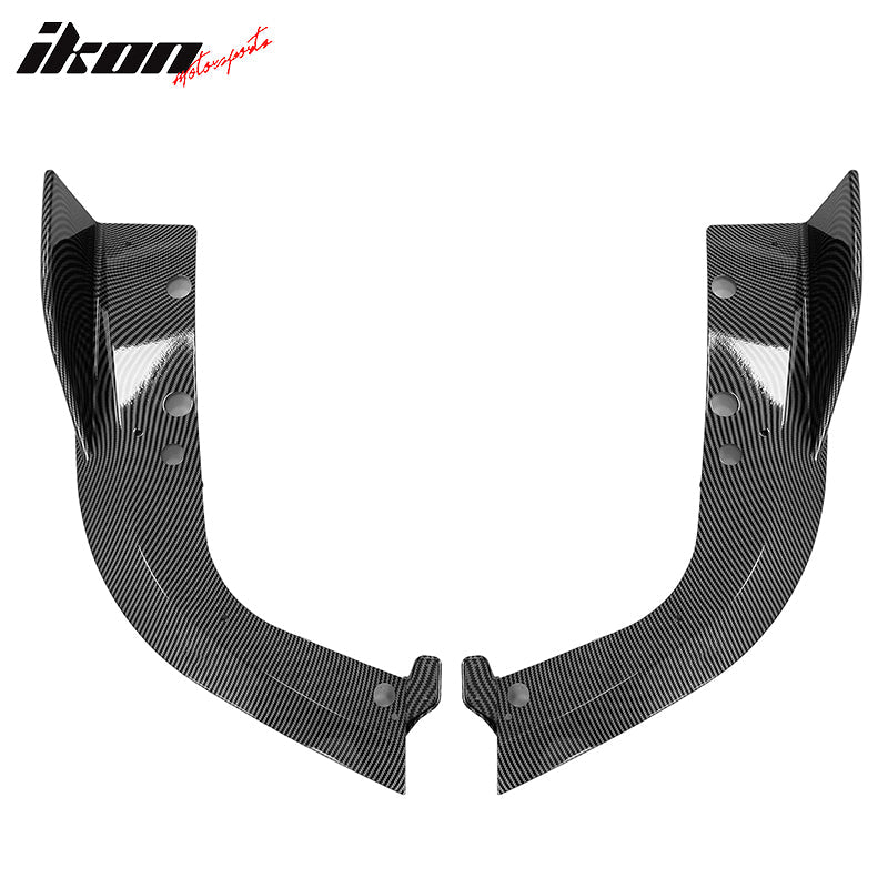 2019-2025 BMW G05 X5 Carbon Fiber Print 3PCS Rear Lip Diffuser ABS PP