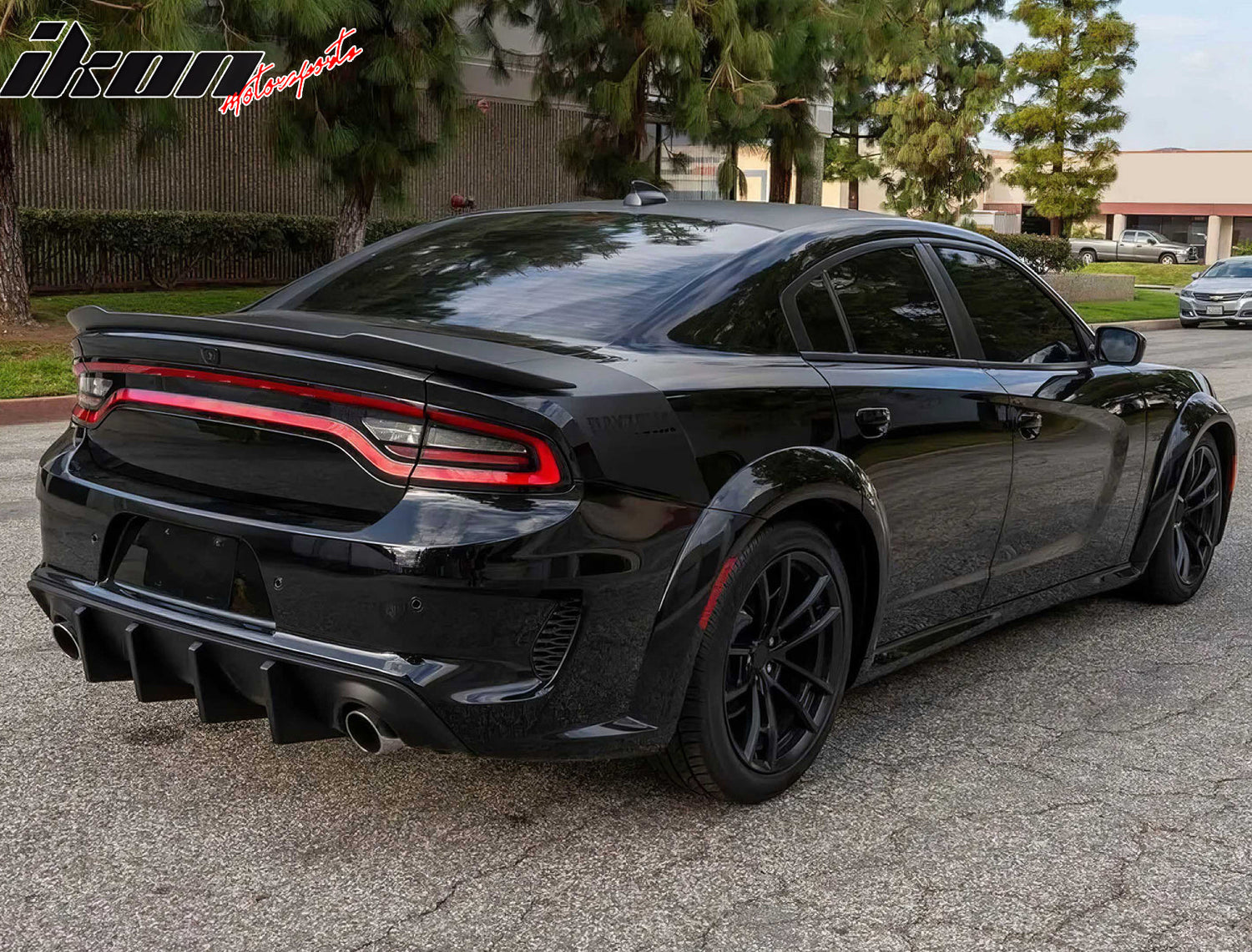 2020-2023 Dodge Charger Widebody Bumper Cover Rear Lip Diffuser PP