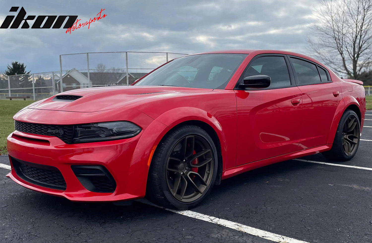 2020-2023 Dodge Charger Widebody Style Unpainted 2PCS Side Skirts PP