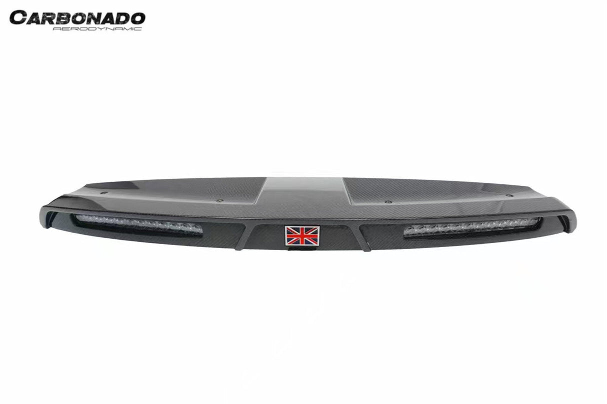 2020-2024 Land Rover Defender rock style Front Roof Spoiler & with LED Light