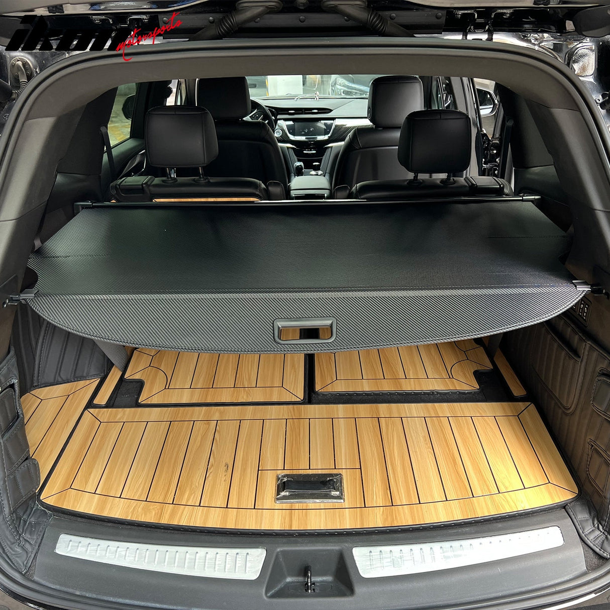 2020-2024 Cadillac XT6 Carbon Fiber Print Retractable Rear Cargo Cover