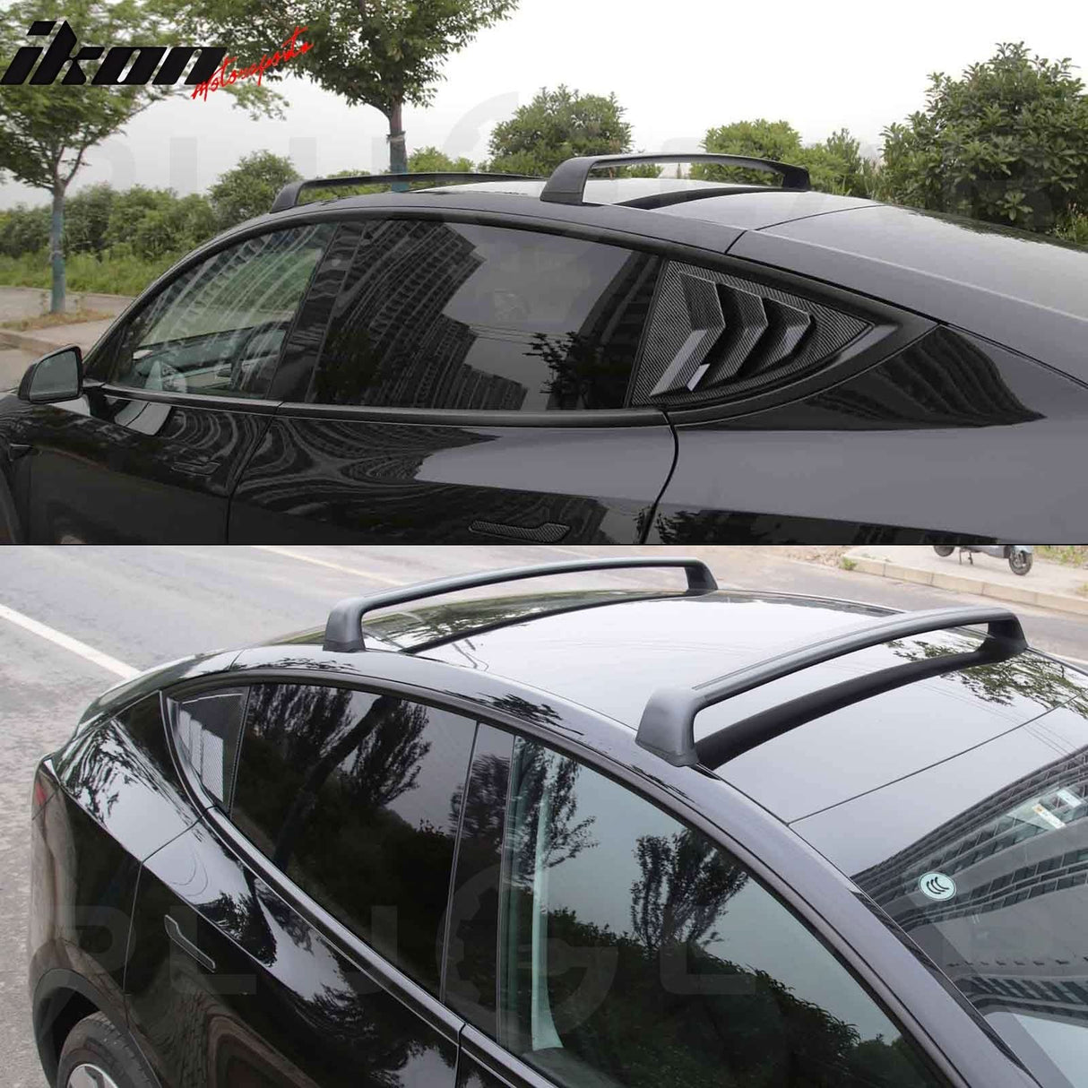 2020-2024 Tesla Model Y Roof Rack Luggage Carrier Cross Bar Aluminum