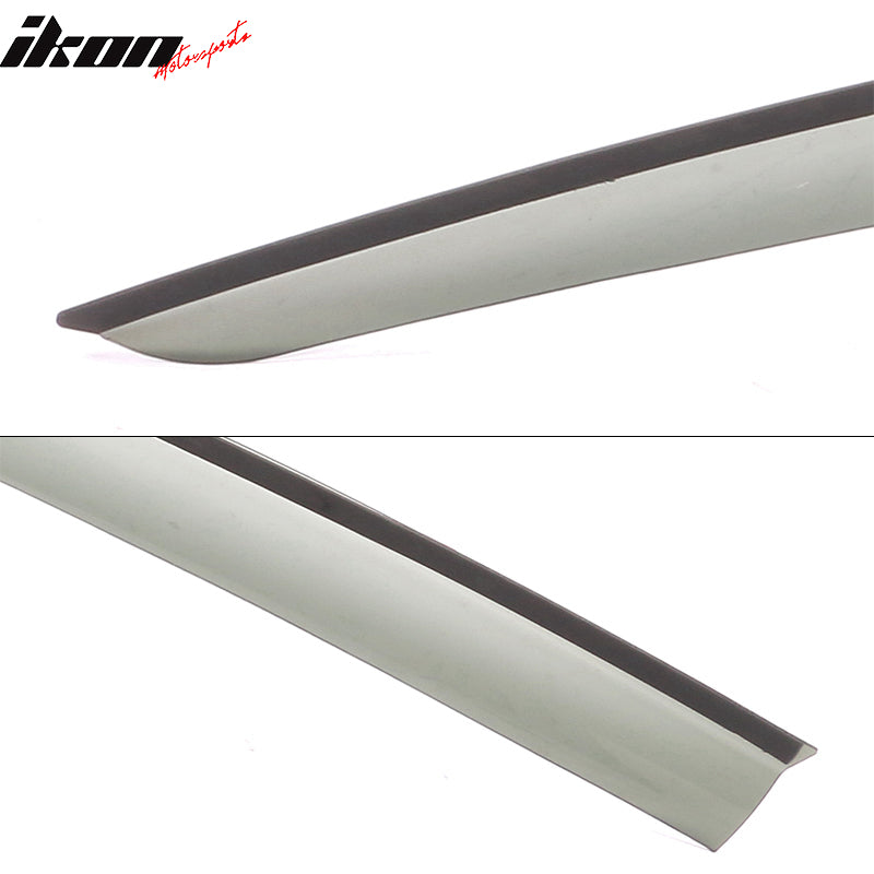 2020-2024 Tesla Model Y Smoke Acrylic Window Visors Deflectors 4PCS