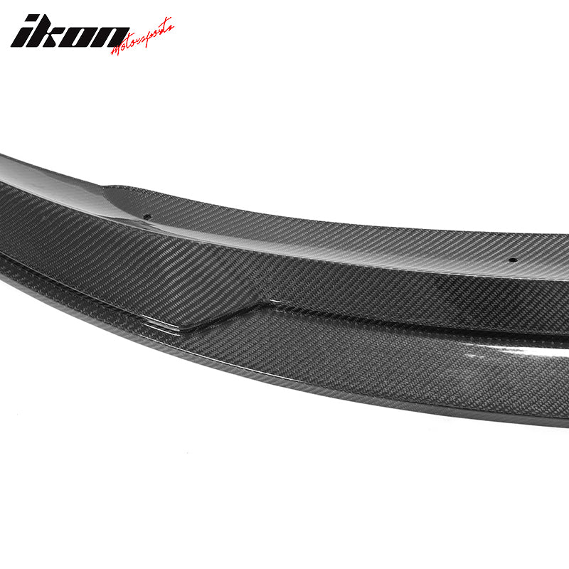 2020-2024 Tesla Y IKON Real Carbon Fiber Front Bumper Lip Spoiler