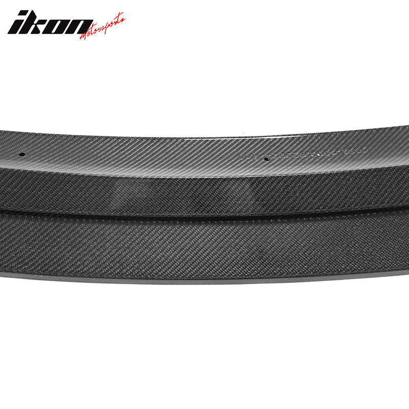 2020-2024 Tesla Y IKON Real Carbon Fiber Front Bumper Lip Spoiler