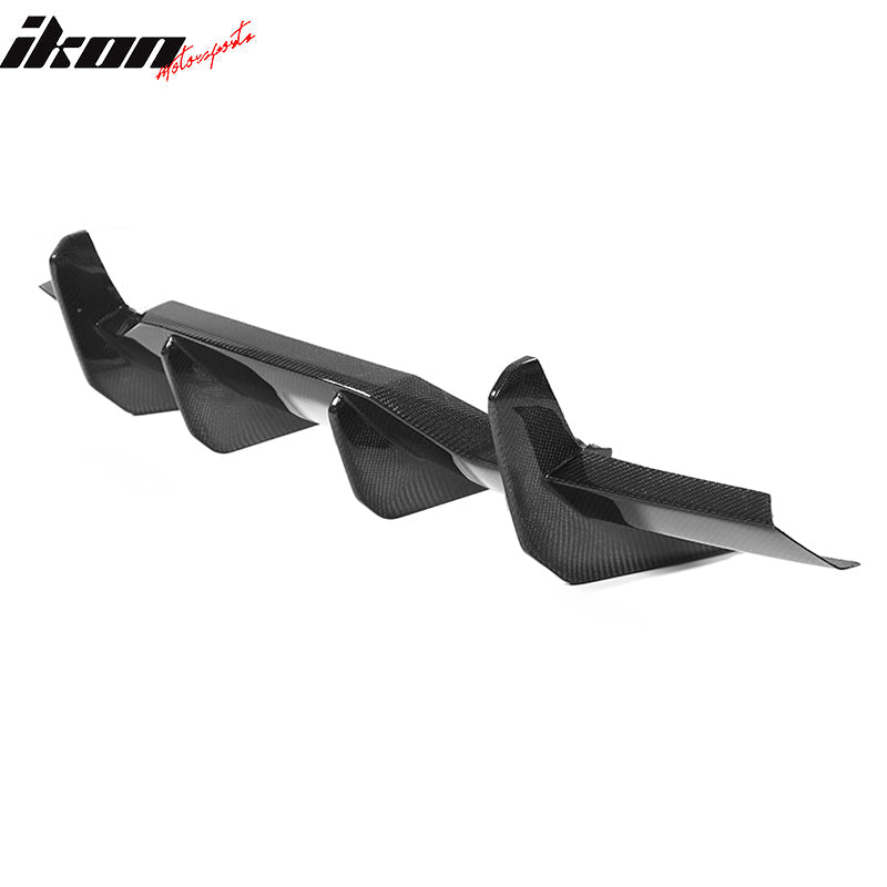 2020-2025 Chevy Corvette C8 Gloss Rear Bumper Diffuser Carbon Fiber