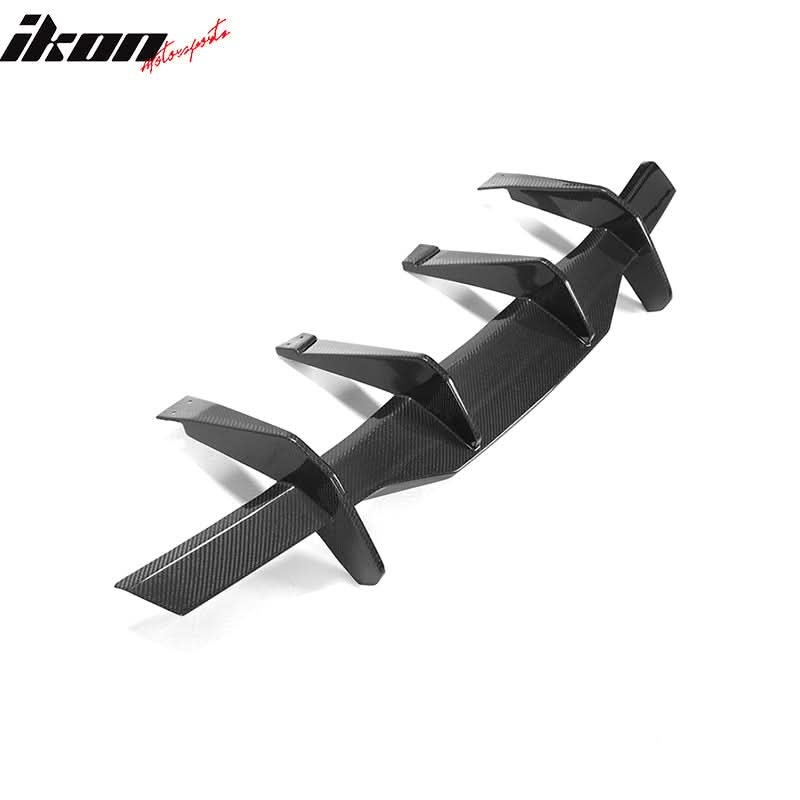 2020-2025 Chevy Corvette C8 Gloss Rear Bumper Diffuser Carbon Fiber