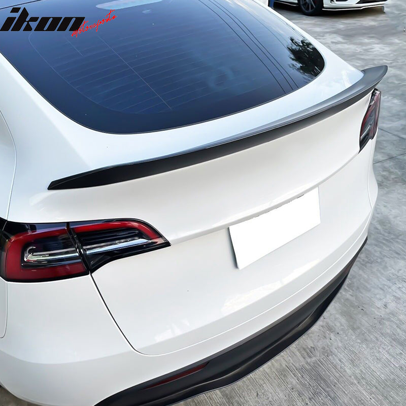 2020-2025 Tesla Model Y Rear Trunk Spoiler A Style Painted #PBSB Black