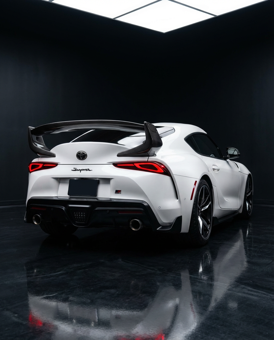 2020-2025 Toyota Supra A90 Super Speed Style Rear Wing Spoiler - Carbon Fiber