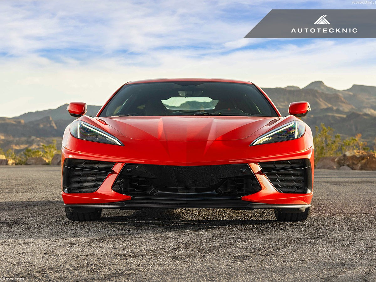 AutoTecknic Dry Carbon Competition Front Aero Lip - Corvette C8 2020-2023