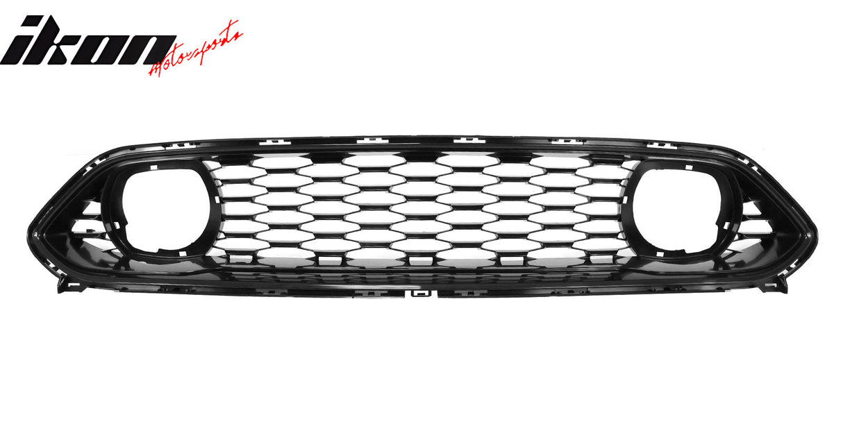 2021-2023 Ford Mustang Mach 1 Car Front Grille Black W/ LED Lamp ABS