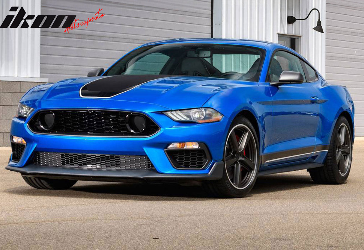 2021-2023 Ford Mustang Mach 1 Grill Black Front Mesh Car Grille ABS