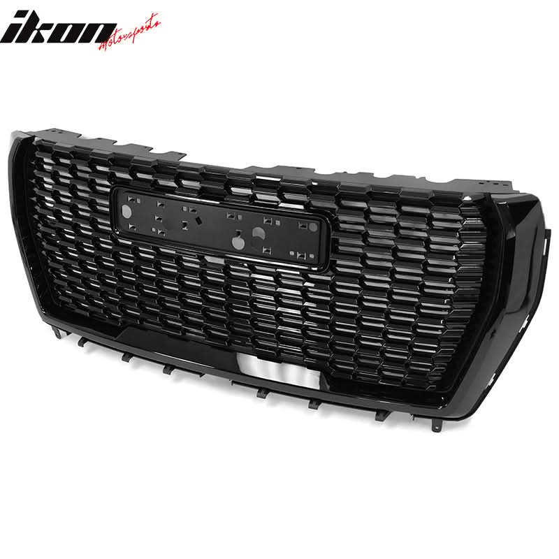 2021-2023 GMC Yukon XL Denali Style Gloss Front Grille with Hood Guard