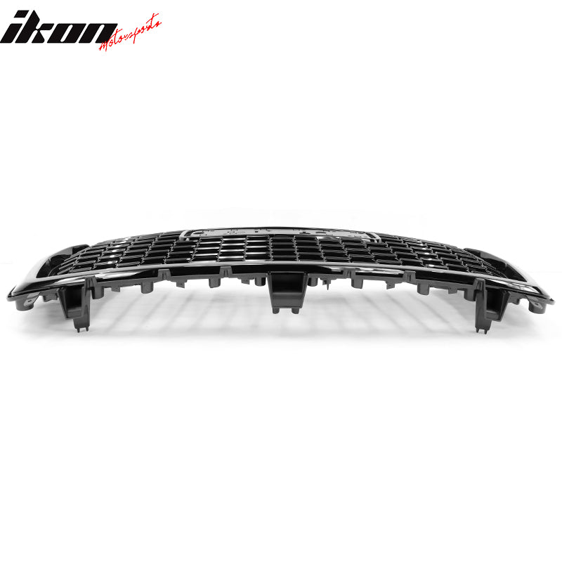 2021-2023 GMC Yukon XL Denali Style Gloss Front Grille with Hood Guard