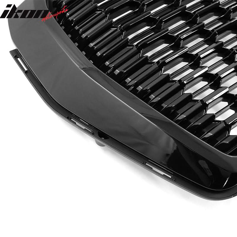 2021-2023 GMC Yukon XL Denali Style Gloss Front Grille with Hood Guard
