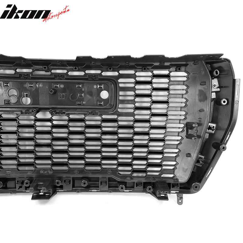 2021-2023 GMC Yukon XL Denali Style Gloss Front Grille with Hood Guard