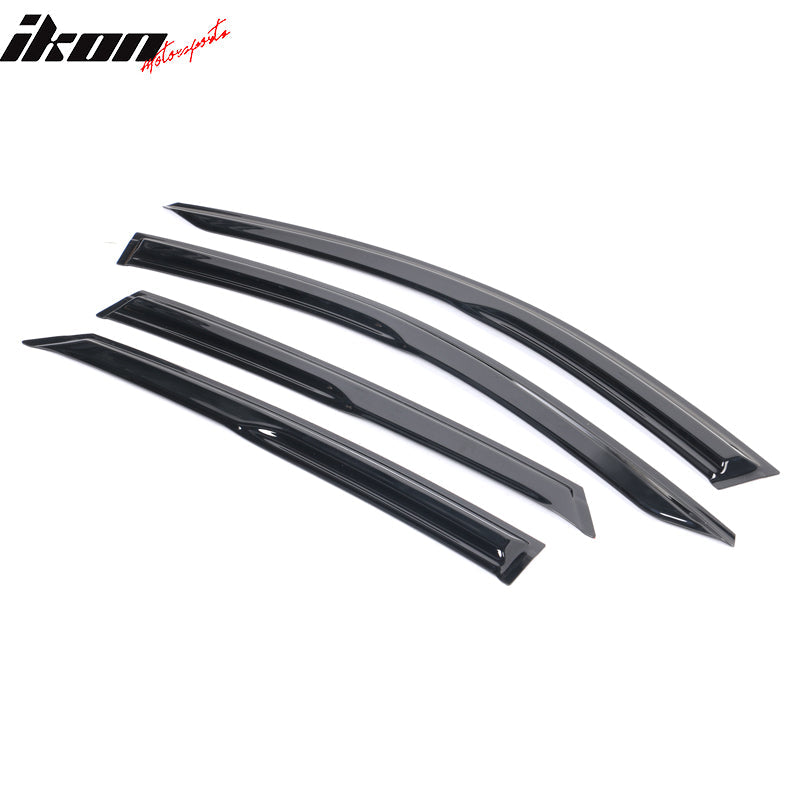 2021-2023 Hyundai Elantra Sedan Mugen Style Tape-On 4PCS Window Visors