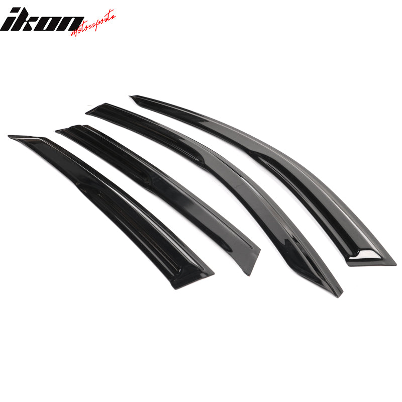 2021-2023 Hyundai Elantra Sedan Mugen Style Tape-On 4PCS Window Visors