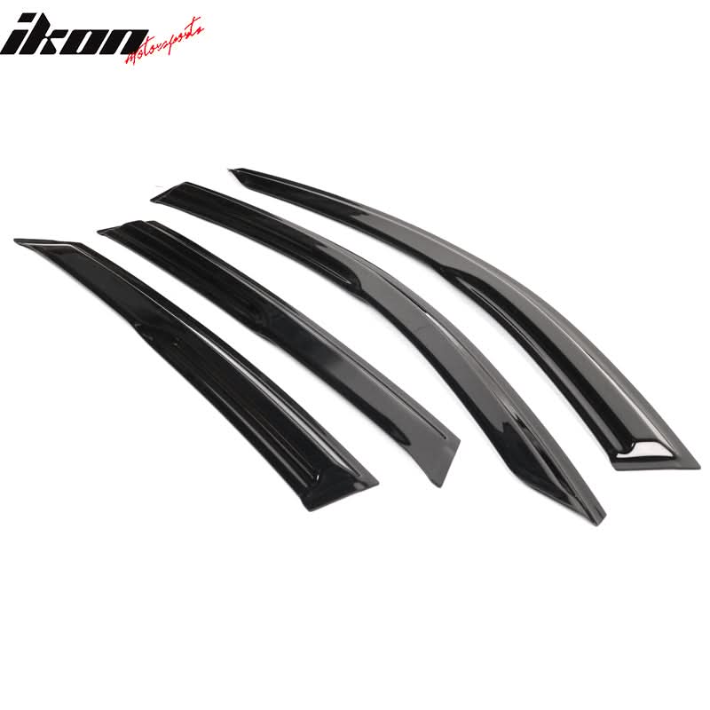 2021-2023 Hyundai Elantra Sedan Mugen Style Tape-On 4PCS Window Visors