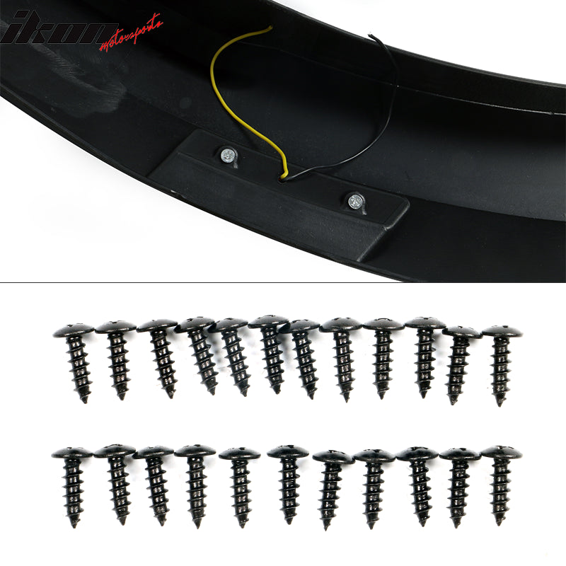 2021-2024 Ford F-150 R Style Matte Black 4PCS Fender Flares Cover PP