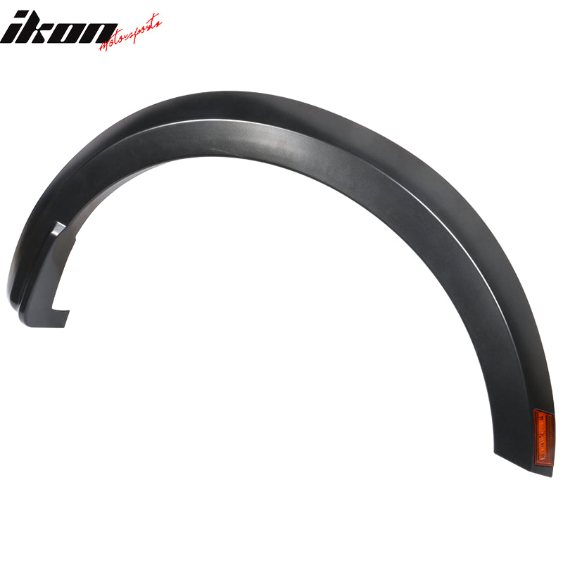 2021-2024 Ford F-150 R Style Matte Black 4PCS Fender Flares Cover PP
