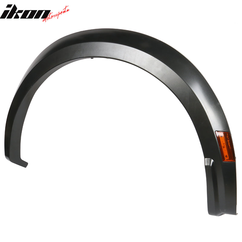 2021-2024 Ford F-150 R Style Matte Black 4PCS Fender Flares Cover PP