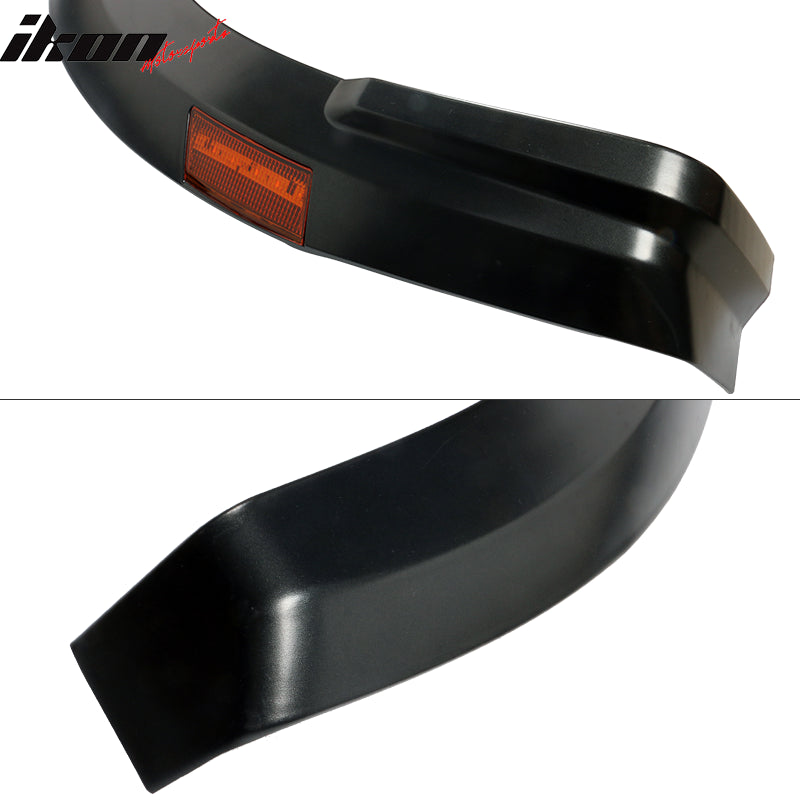 2021-2024 Ford F-150 R Style Matte Black 4PCS Fender Flares Cover PP