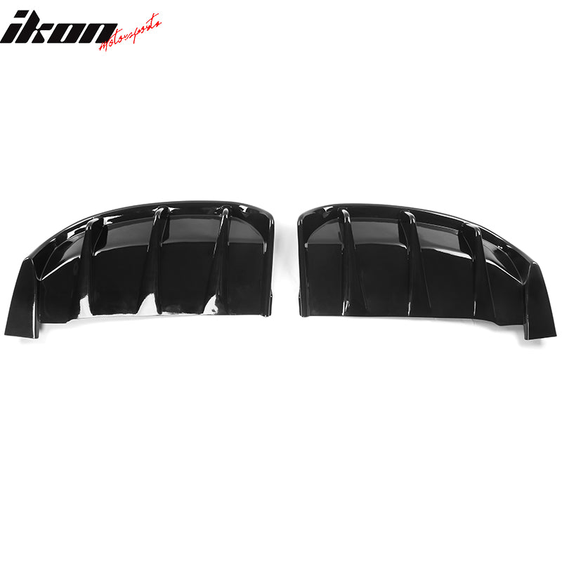 2021-2024 Ford Mustang Mach-E GT Gloss Black Rear Bumper Lip Diffuser