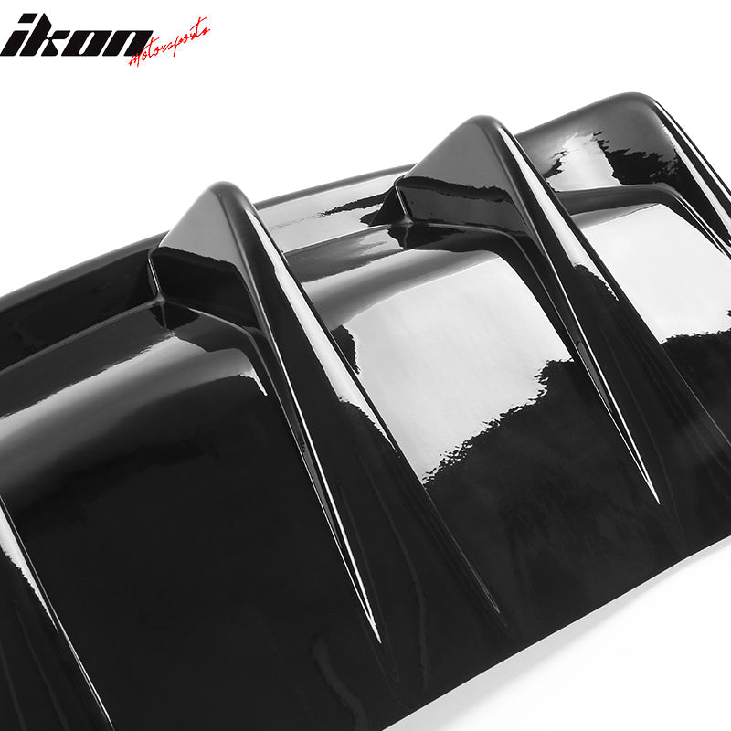 2021-2024 Ford Mustang Mach-E GT Gloss Black Rear Bumper Lip Diffuser