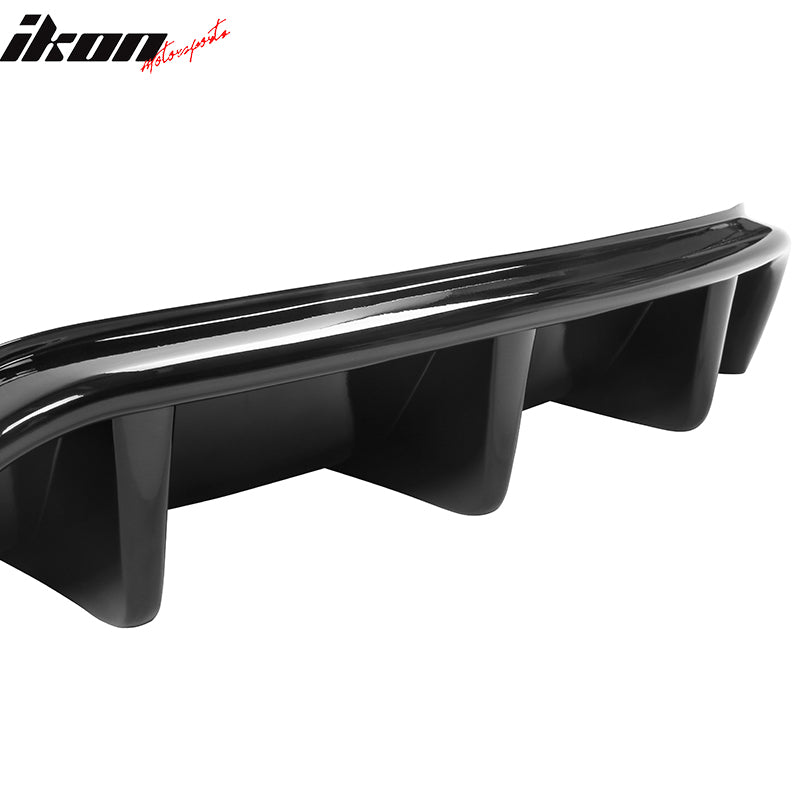 2021-2024 Ford Mustang Mach-E GT Gloss Black Rear Bumper Lip Diffuser