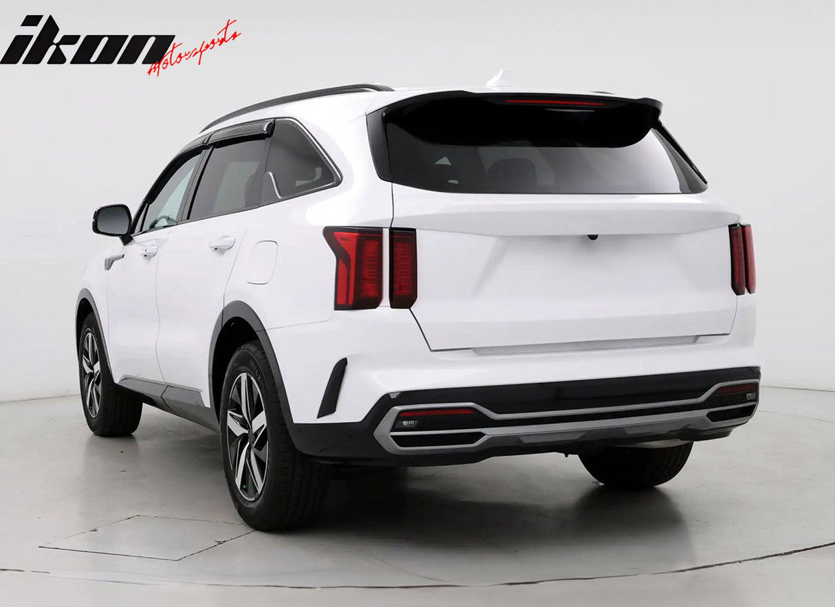 2021-2025 Kia Sorento 4DR Slim Style Black Window Visors Acrylic 4PCS