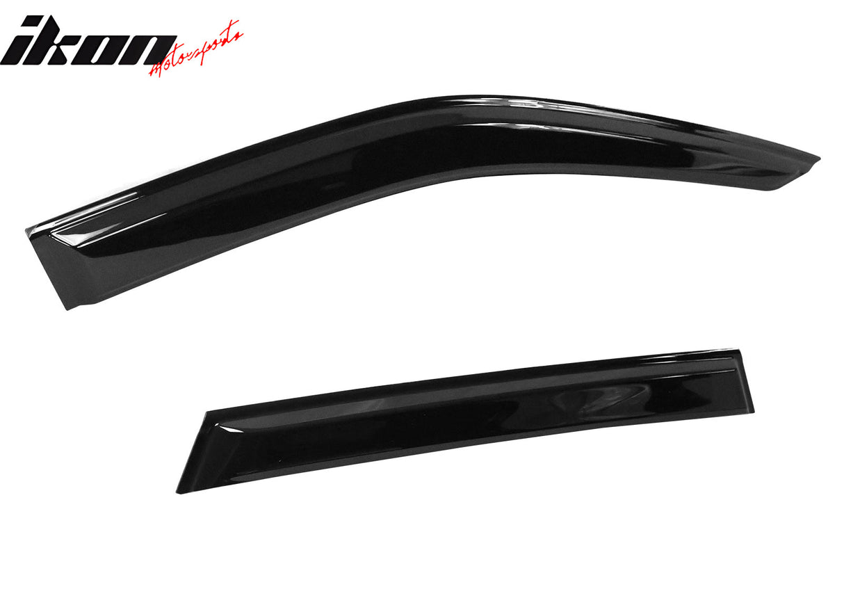 2021-2025 Kia Sorento 4DR Slim Style Black Window Visors Acrylic 4PCS