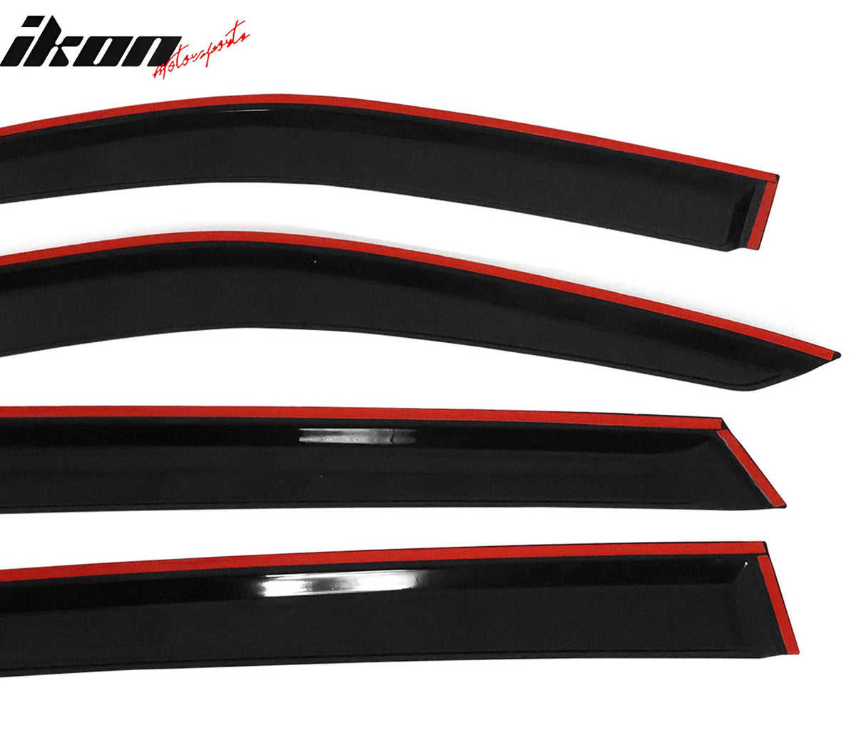 2021-2025 Kia Sorento 4DR Slim Style Black Window Visors Acrylic 4PCS
