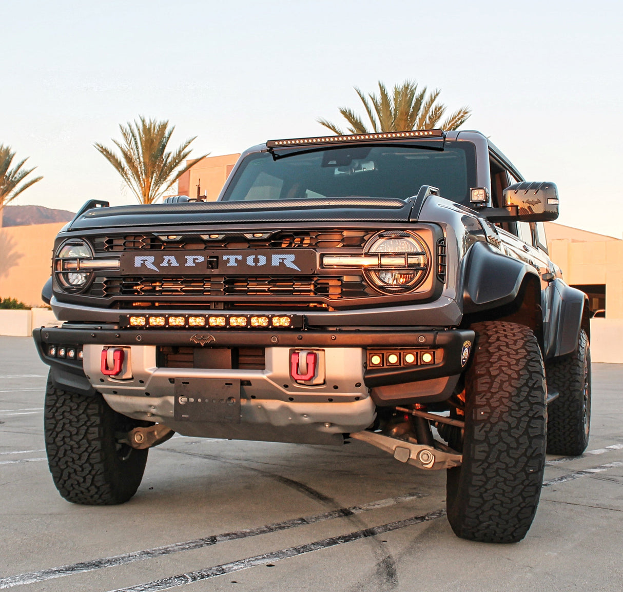 2021+ Ford Bronco Modular Bumper 30in Light Bar - PRO