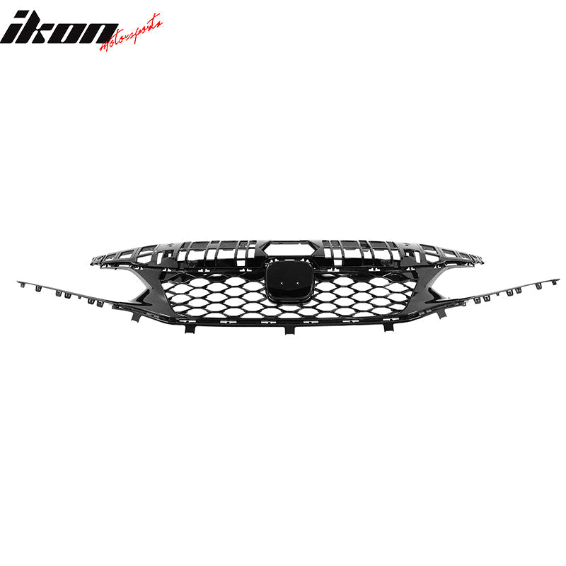 2022-2024 Honda Civic Hatchback Car Grill Type R Style Gloss Black ABS