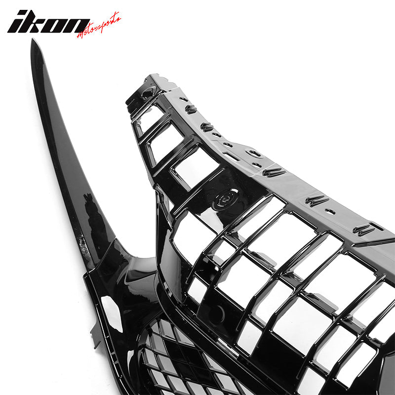2022-2024 Honda Civic Sedan Rock Style Upper Grille Gloss Black ABS