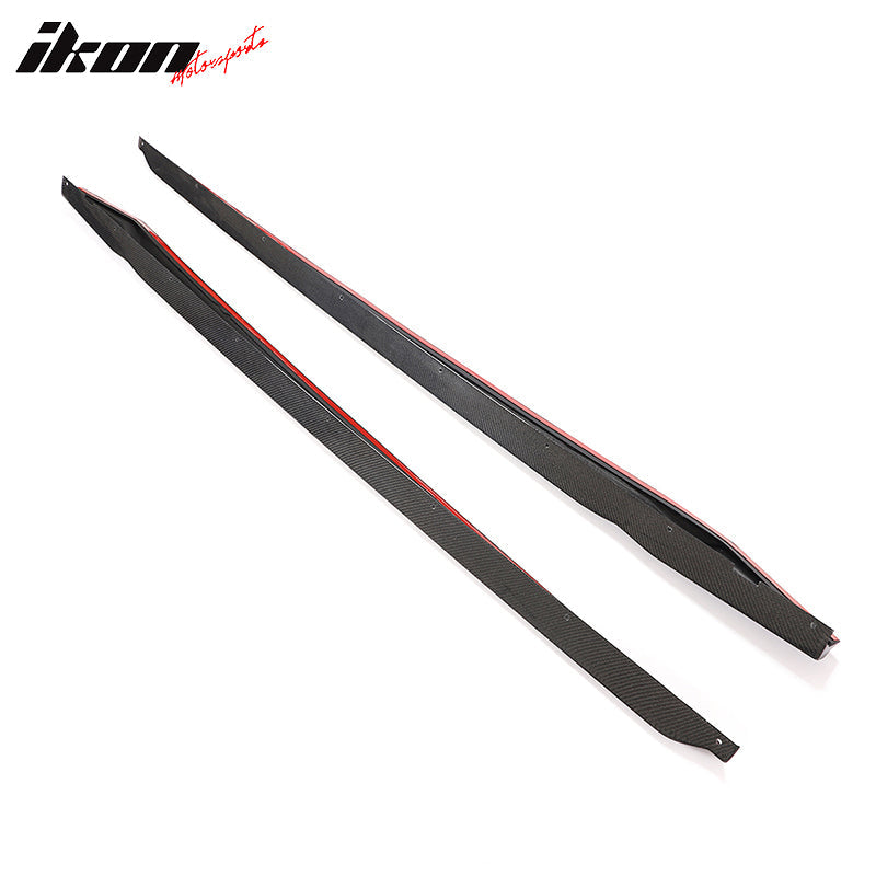 2022-2025 Honda Civic 11th Gen Sedan Side Skirt HPD Style Carbon Fiber