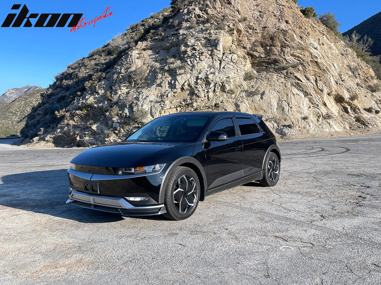 2022-2025 Hyundai Ioniq 5 Slim Style Black Window Visors Acrylic 4PCS