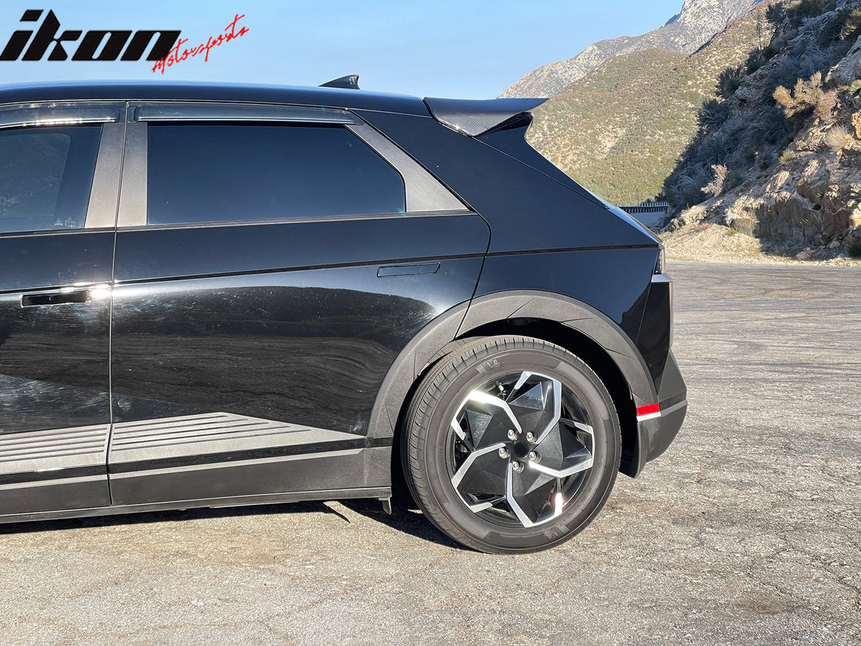 2022-2025 Hyundai Ioniq 5 Slim Style Black Window Visors Acrylic 4PCS