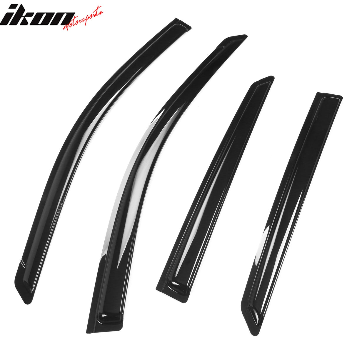 2022-2025 Hyundai Ioniq 5 Slim Style Black Window Visors Acrylic 4PCS